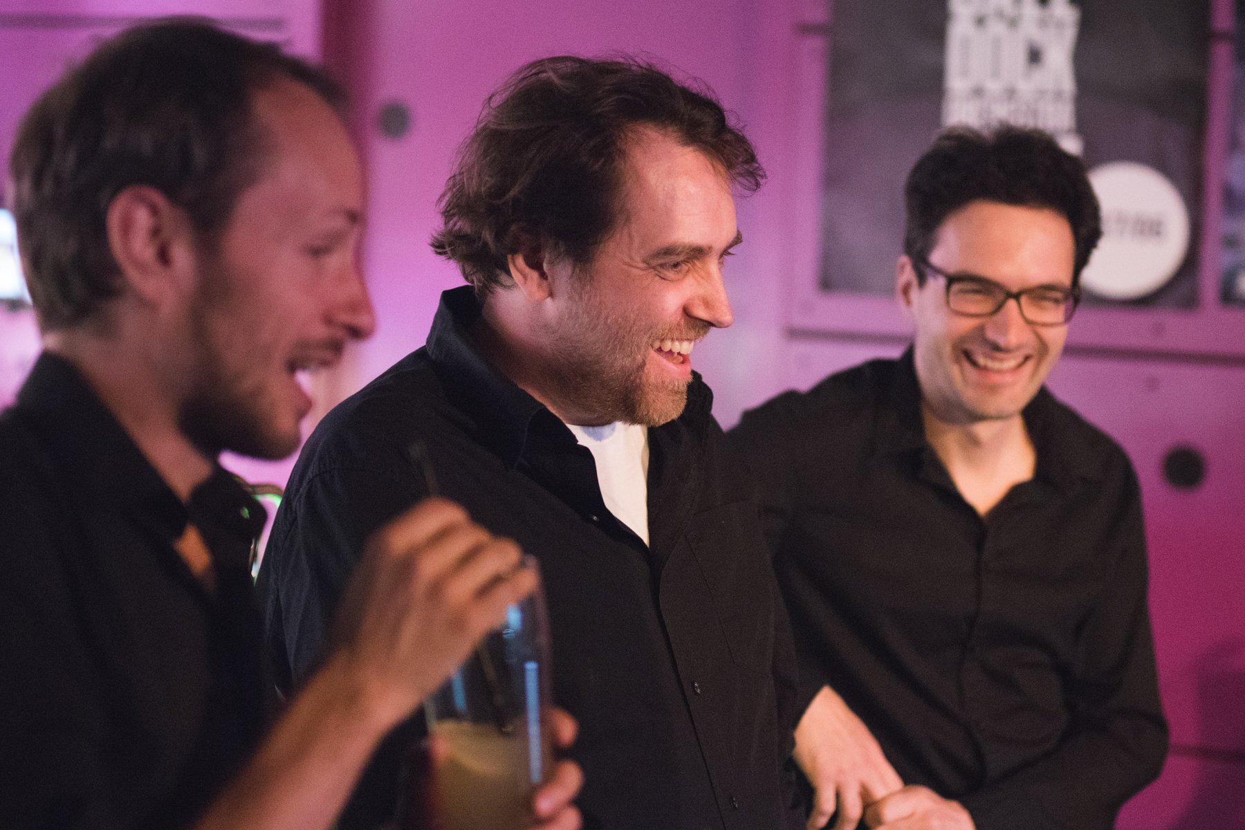Martin Novák, Tomáš Sýkora a Martin Brunner na koncertě Concept Art Orchestra (2019) / Foto Jan Mazura